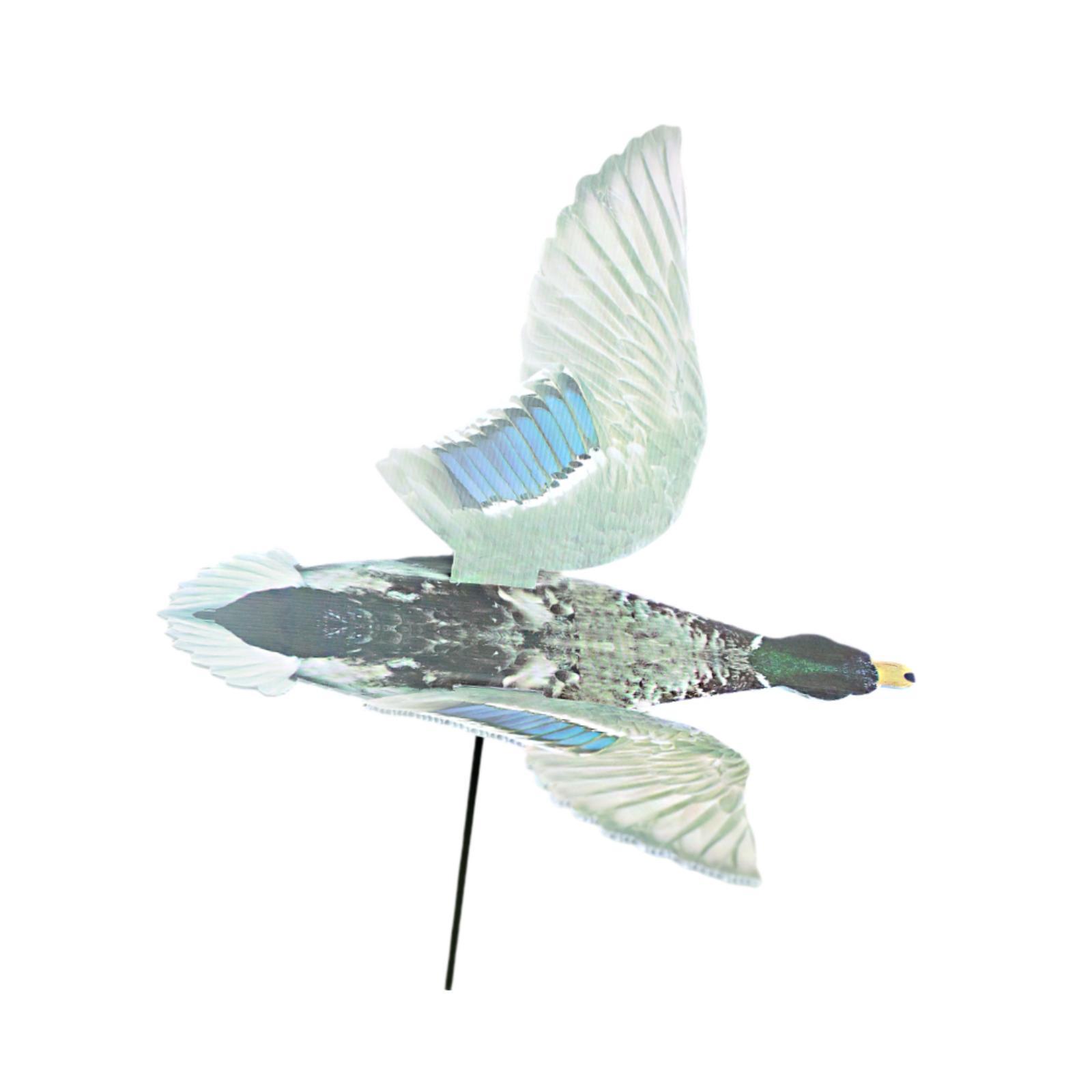 Hunting Outdoor Decor - 屋外狩猟用ダックデコイ 多機能 ヤード用 ポータブル装飾 本物そっくり サポートポール付き