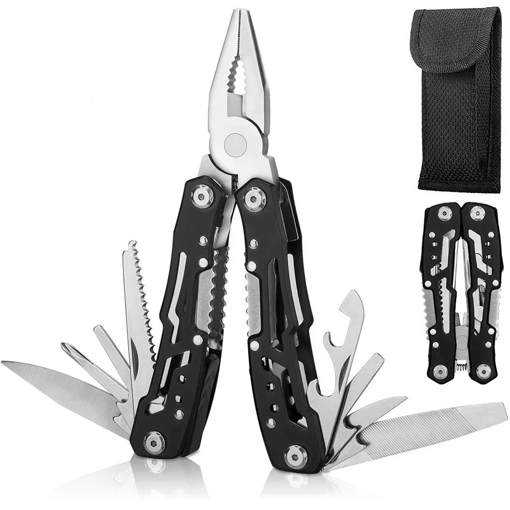 Hunting Knife Outdoor - 折りたたみマルチツールポケットナイフプライヤーミニポータブル折りたたみ屋外狩猟サバイバルレスキュー戦術多目的修復ツール