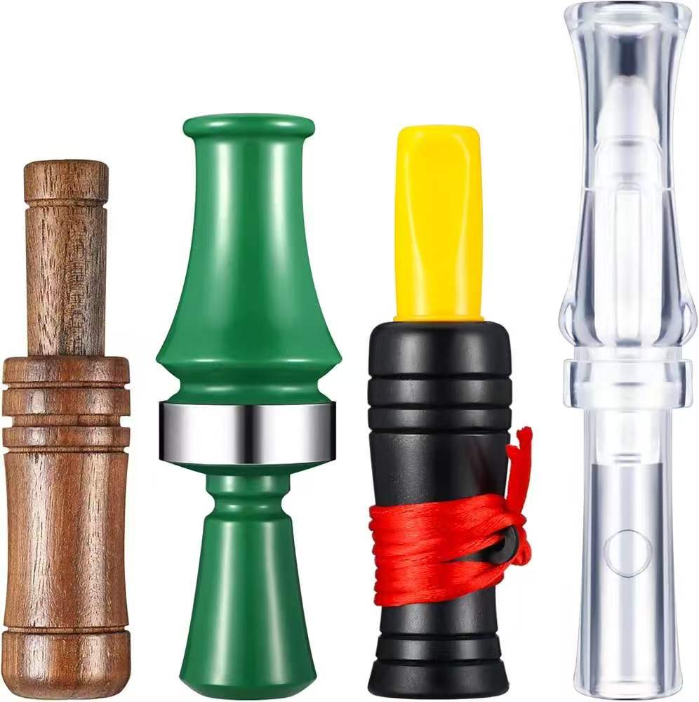 Game Call Whistle - プロのダックコールホイッスルリアルな模造ガチョウ鳥呼び出し器屋外狩猟デコイシミュレーターポータブル戦術狩猟用