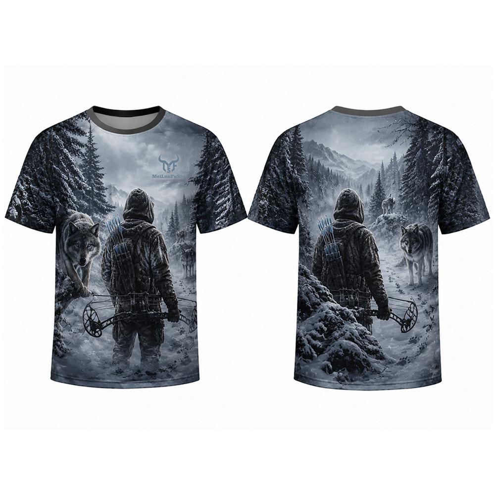 ゴシックスカルアーチャー 3D プリント Tシャツダークフォ - Outdoor Hunting Graphic Tees のレビューと価格