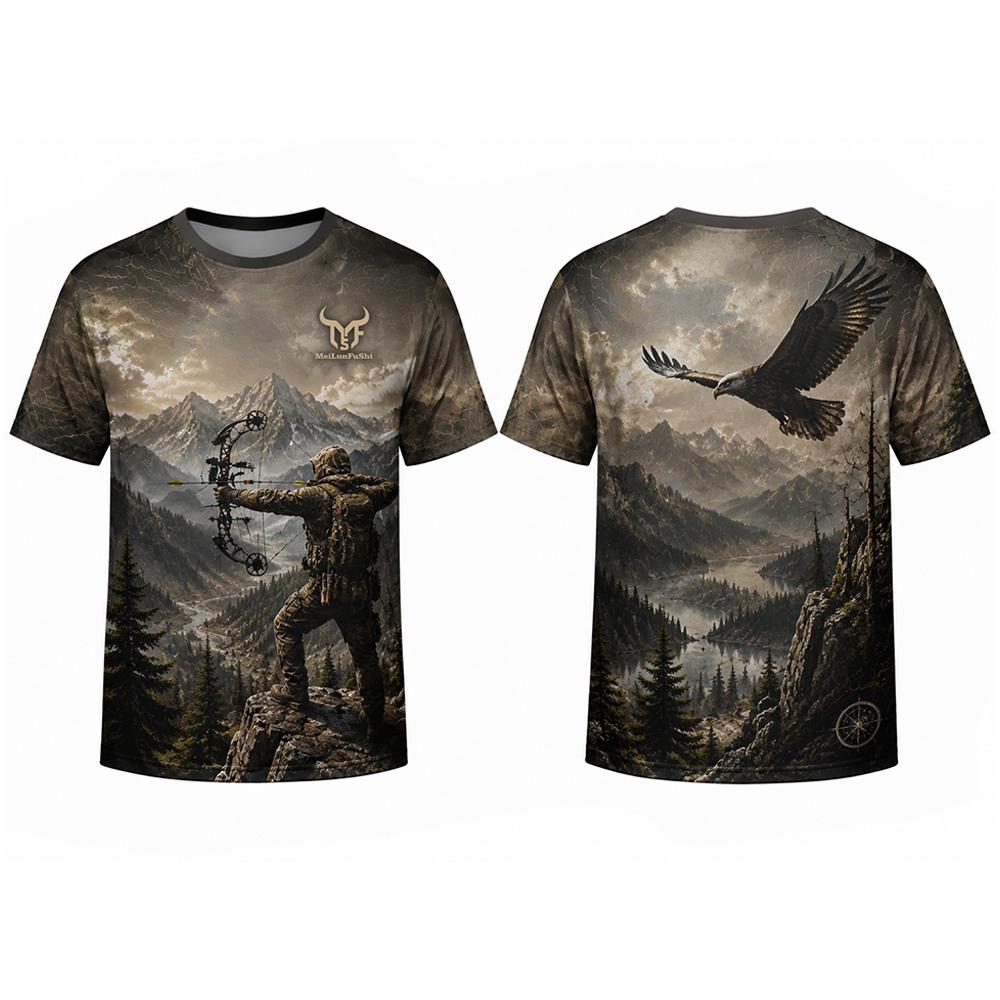 ゴシックスカルアーチャー 3D プリント Tシャツダークフォ - Outdoor Hunting Graphic Tees のレビューと価格