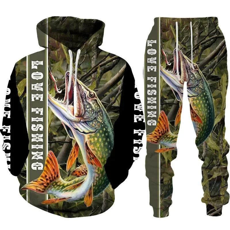 クールな鯉釣り 3D プリントユニセックスパーカー/スーツ原 - Outdoor Hunting Hoodie のレビューと価格