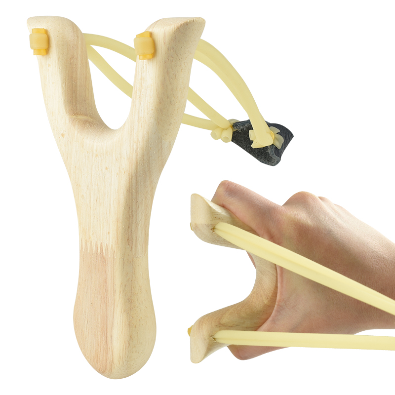 伝統的な木製ティラチナ屋外射撃おもちゃセット強力な狩猟カタパ - Outdoor Hunting Launcher のレビューと価格