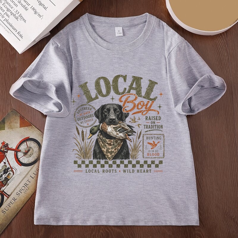 ローカルボーイハンティンググラフィックTシャツ ダックハンテ - Outdoor Hunting Graphic Tees のレビューと価格