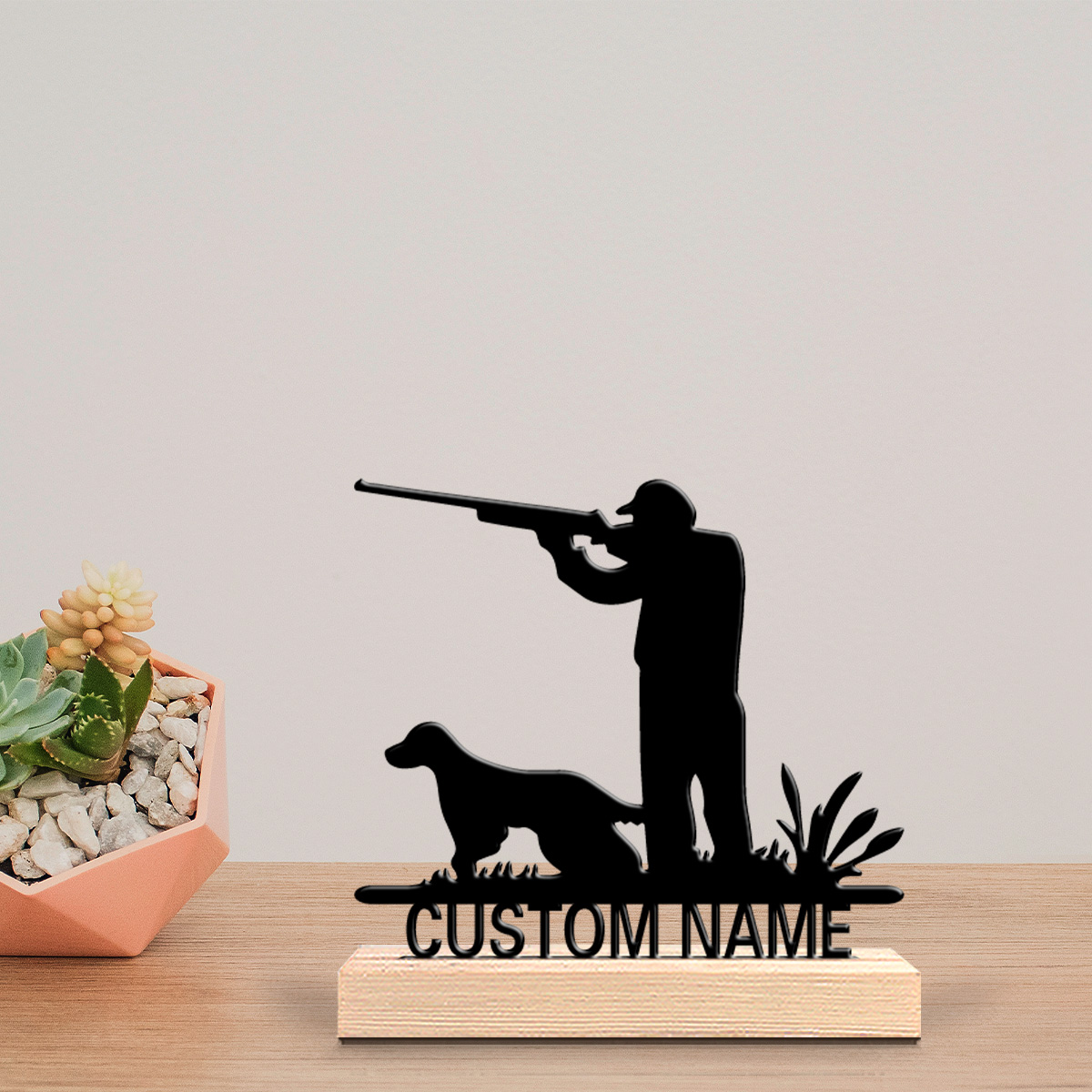 1個入り ファッションパーソナライズカスタムハンターと狩猟犬 - Hunting Outdoor Decor のレビューと価格