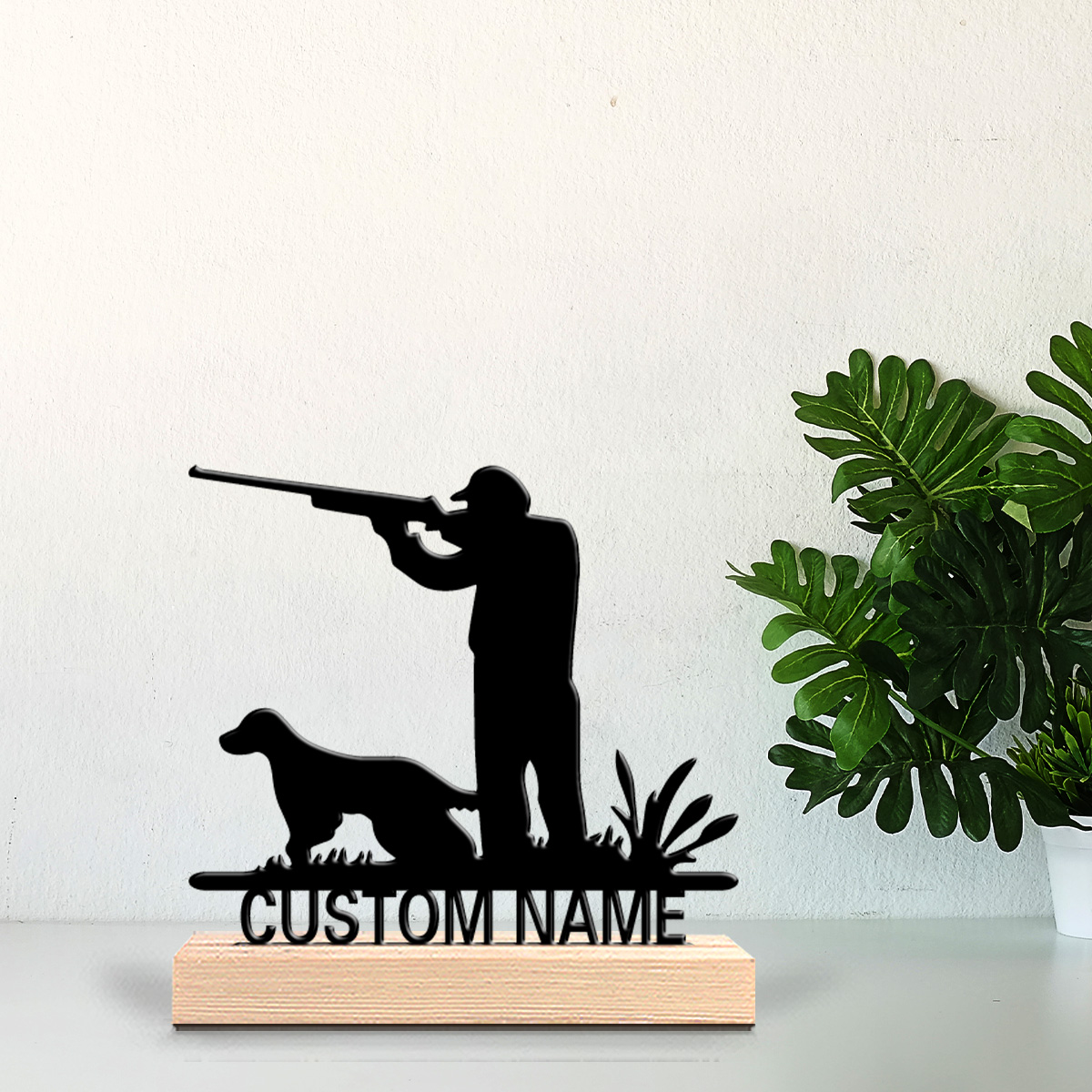 1個入り ファッションパーソナライズカスタムハンターと狩猟犬 - Hunting Outdoor Decor のレビューと価格