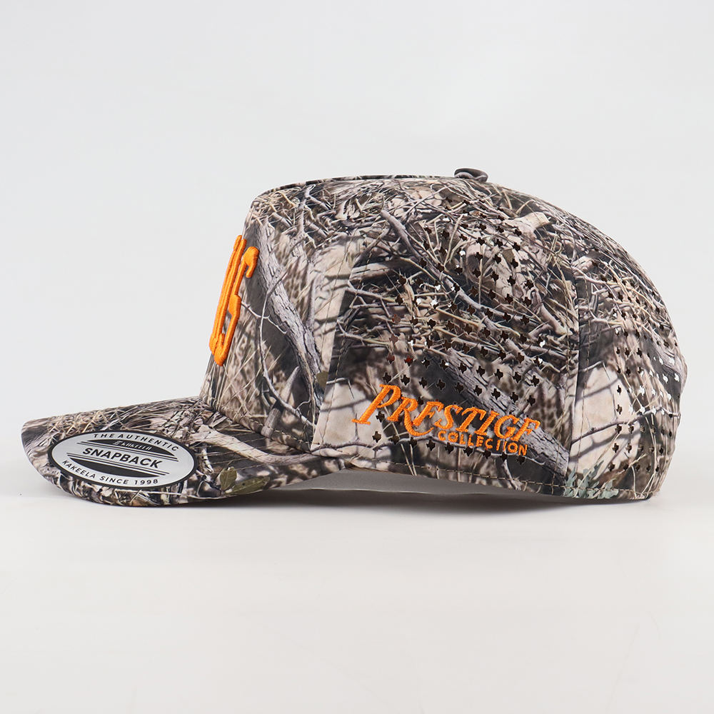 防水ポリエステルゴルフハット、カスタム3D刺繍カモ柄プリント - Outdoor Hunting Prints のレビューと価格