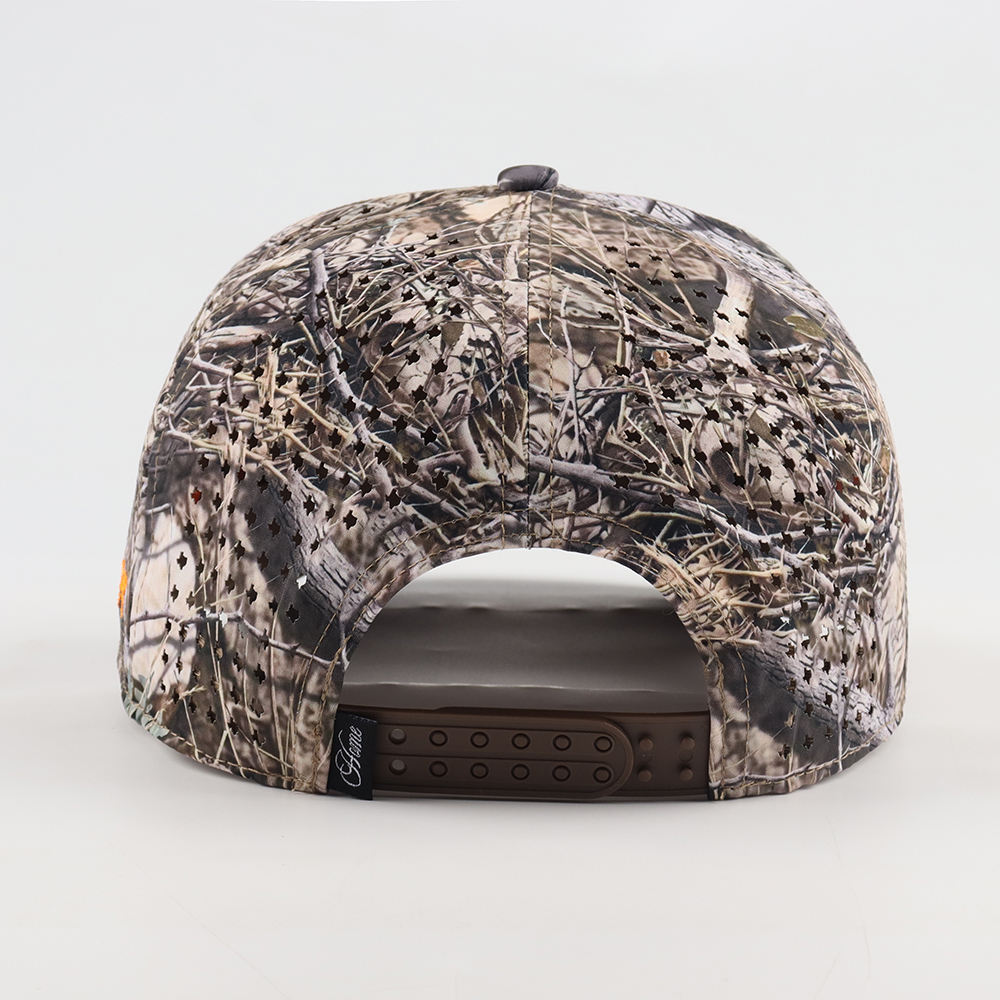 防水ポリエステルゴルフハット、カスタム3D刺繍カモ柄プリント - Outdoor Hunting Prints のレビューと価格