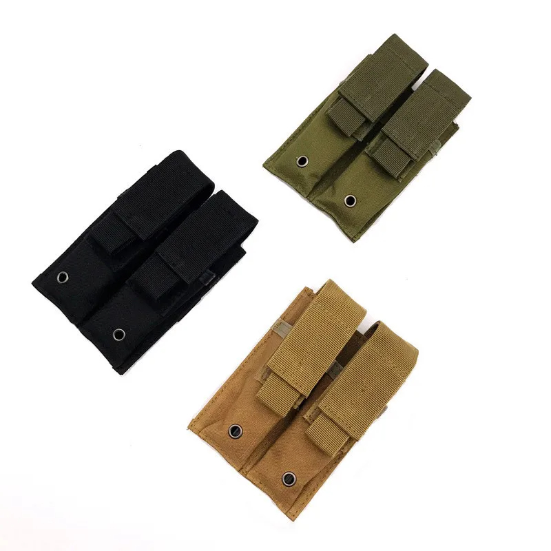 2つの戦術的なポーチ,狩猟と屋外のポケット,ライフル,ポーチ - Hunting Knife Outdoor のレビューと価格