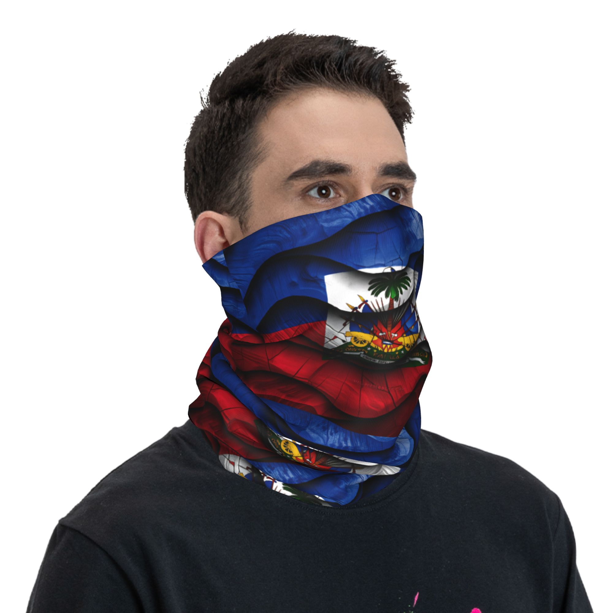 ハイチ国旗バラクラバ狩猟釣り戦術マスクユニセックス y2k  - Outdoor Hunting Prints のレビューと価格