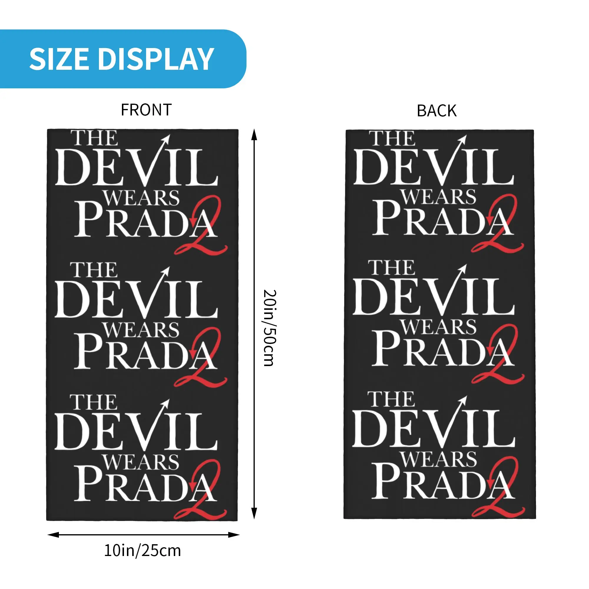 新しいコメディ映画「悪魔はプラダを着ている」冬用ヘッドバンド - Outdoor Hunting Prints のレビューと価格