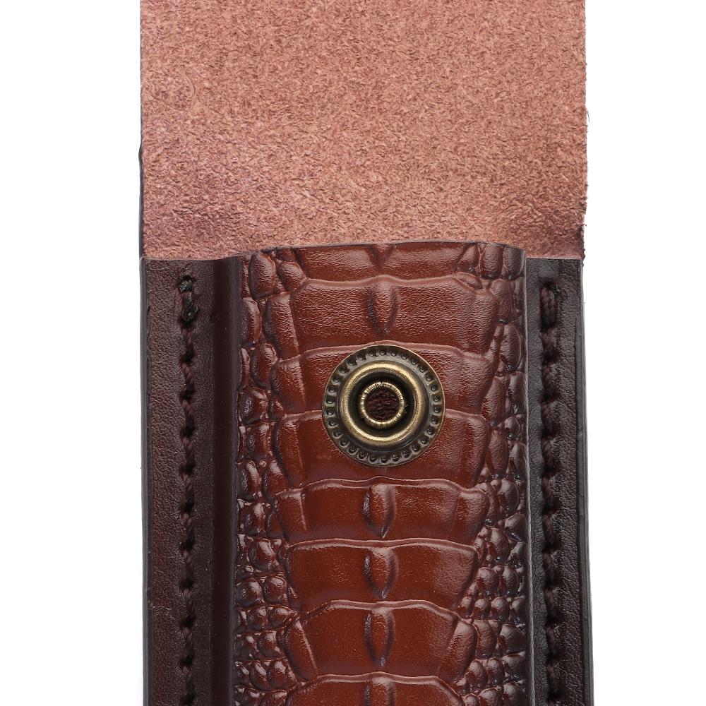 高品質ポケットハンティングレザーシースホルダー懐中電灯ケース - Hunting Knife Outdoor のレビューと価格