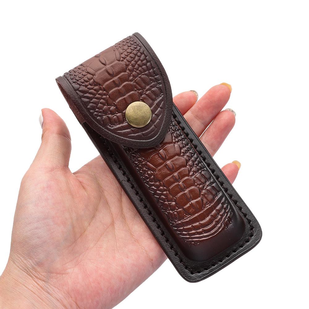 高品質ポケットハンティングレザーシースホルダー懐中電灯ケース - Hunting Knife Outdoor のレビューと価格