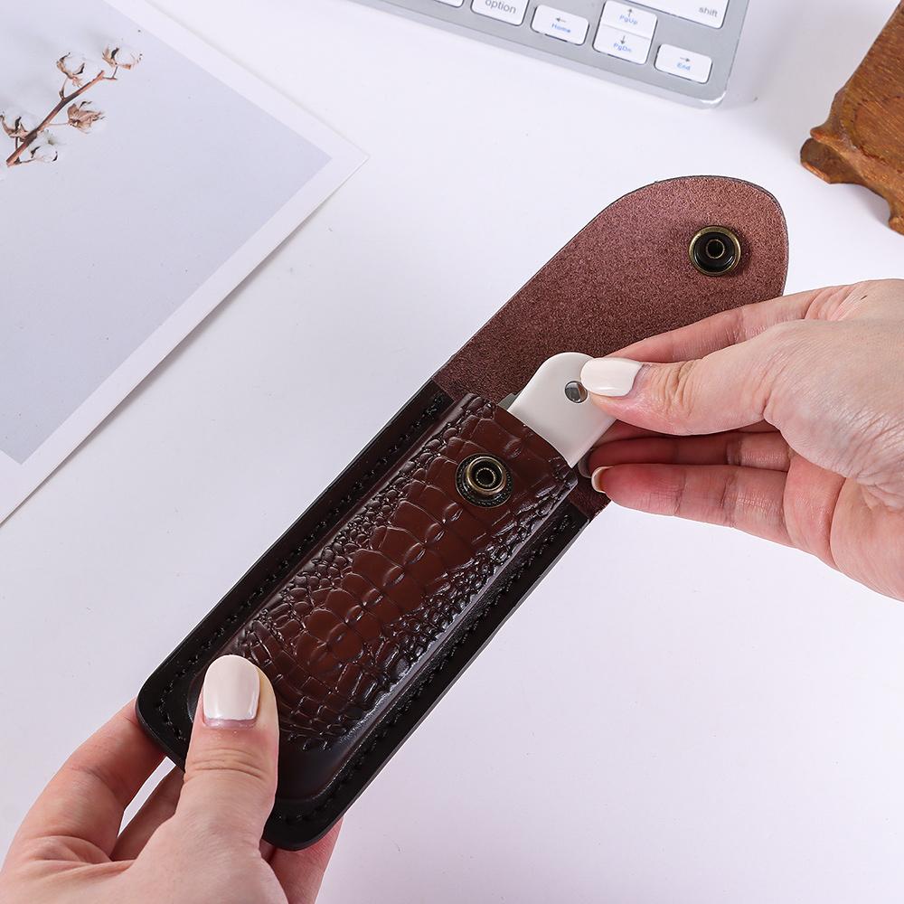 高品質ポケットハンティングレザーシースホルダー懐中電灯ケース - Hunting Knife Outdoor のレビューと価格