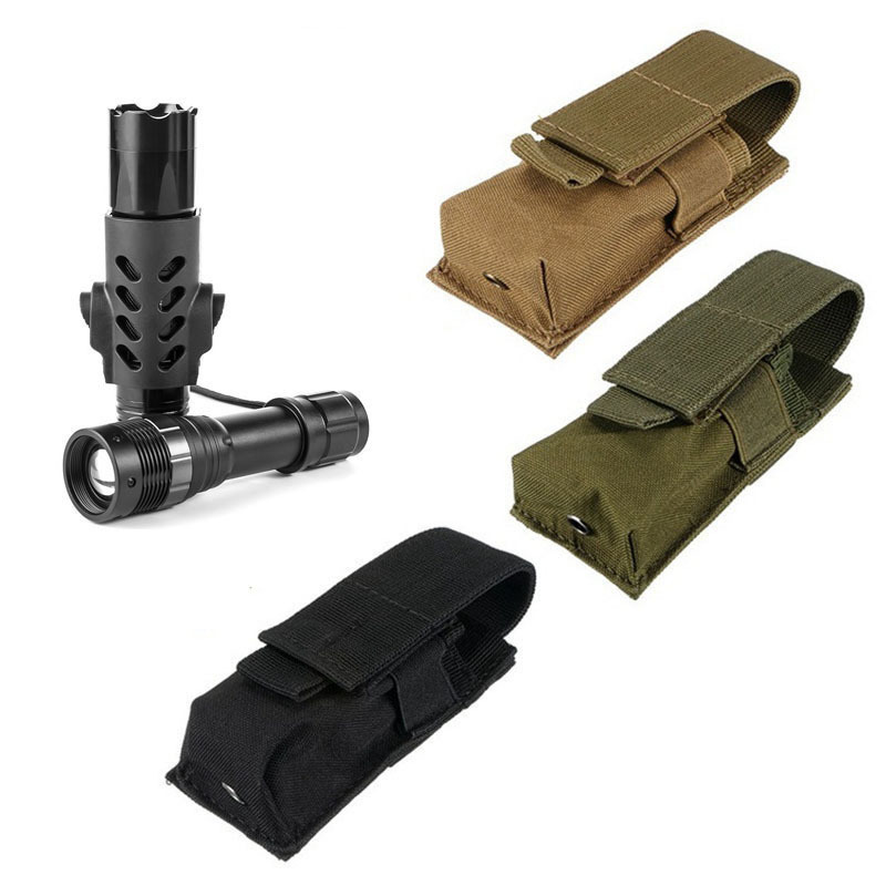 戦術的なモールシステム対応懐中電灯ポーチ、トーチホルダー、マ - Hunting Knife Outdoor のレビューと価格