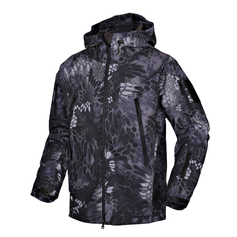メンズアウトドアTADシャークスキンソフトシェルジャケット迷 - Outdoor Hunting Hoodie のレビューと価格