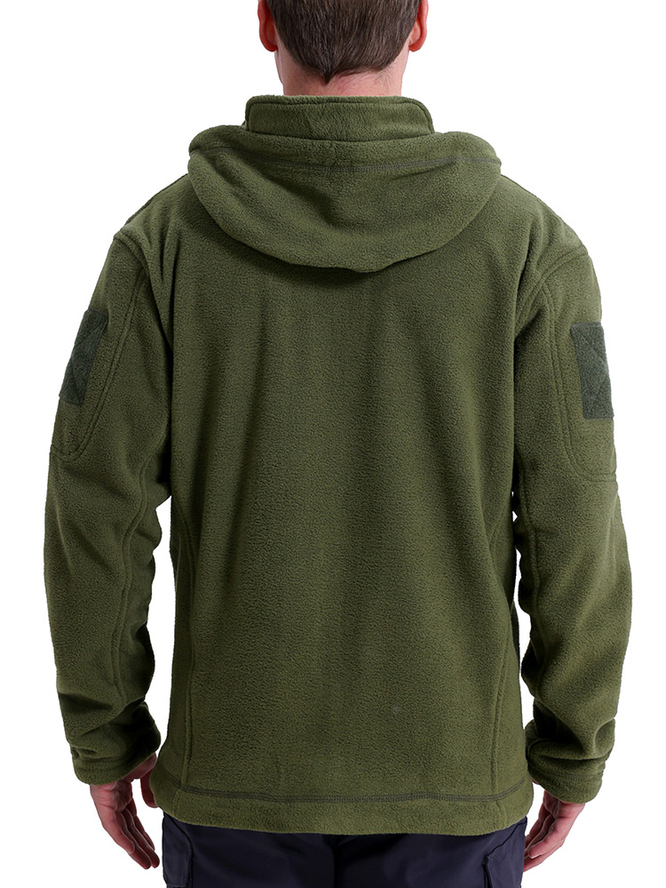 メンズ タクティカル フリース ジャケット 冬 暖かい フル - Outdoor Hunting Hoodie のレビューと価格