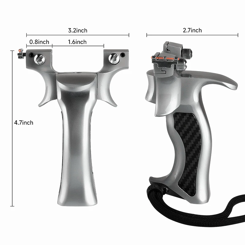 8020/9025 強力な金属スリングショット防振テールカバ - Outdoor Hunting Launcher のレビューと価格