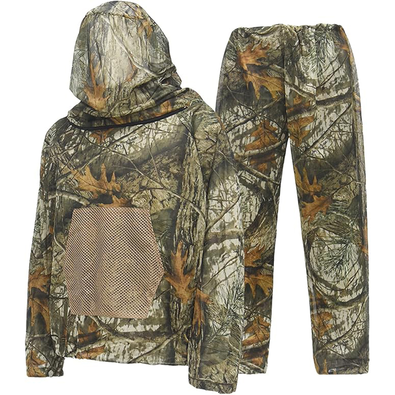釣り養蜂防蚊パーカーセット速乾性耐摩耗性迷彩狩猟服アウトドア - Outdoor Hunting Hoodie のレビューと価格