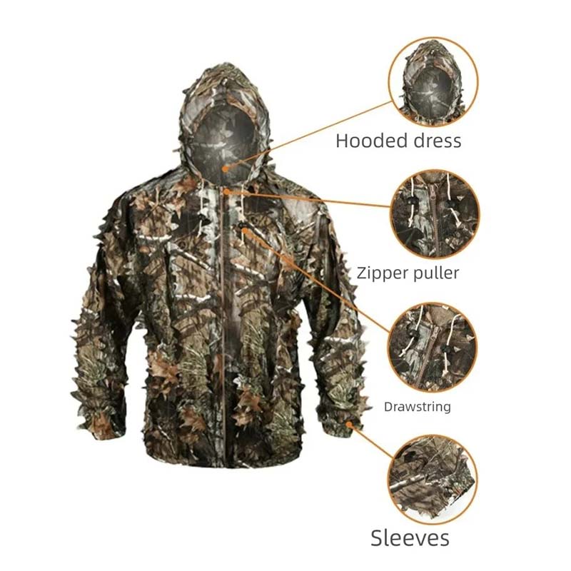 夏用バイオニック迷彩ハンティングスーツ速乾性通気性アウトドア - Hunting Outdoor Watch のレビューと価格